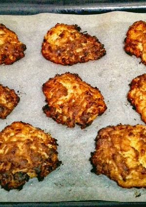 Una foto de Buñuelos de coliflor con queso al horno
