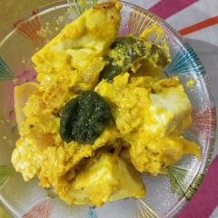 A picture of Dry paneer.