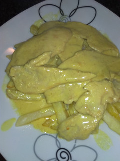 Una foto de Pollo al curry