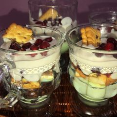 Creamy anari rio dessert in cup🍧کریمی اناری ریو ڈیزرٹ اِن کپ🍧 A picture of Creamy anari rio dessert in cup🍧کریمی اناری ریو ڈیزرٹ اِن کپ🍧.