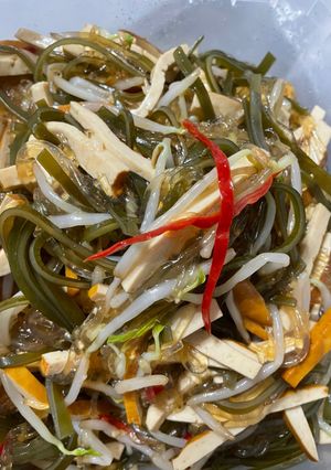 涼拌海帶豆乾絲 的食譜成品照片
