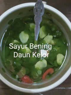 Foto resep Sayur Bening Daun Kelor