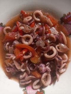 Foto resep Cumi asam manis saus tiram