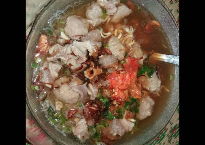 Bakso ikan kuah sapi