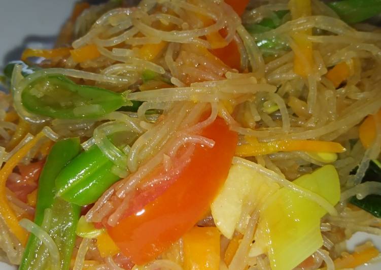 Oseng mi putih sederhana