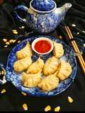 Momos with Corn and Veggies stuffing