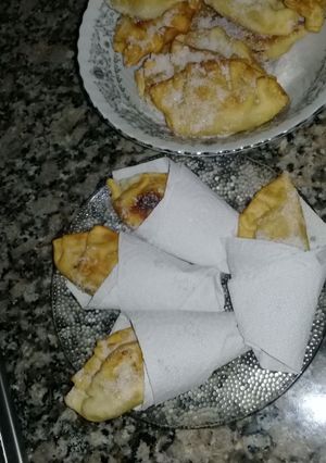 Una foto de Empanada dulce frita de banana
