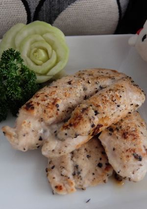 Foto resep Easy Lazy Diet Brunch Menu: Chicken Munière