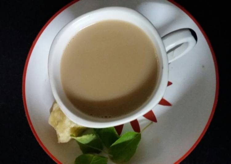 Recipe of Any-night-of-the-week Ginger and jaggery tea
