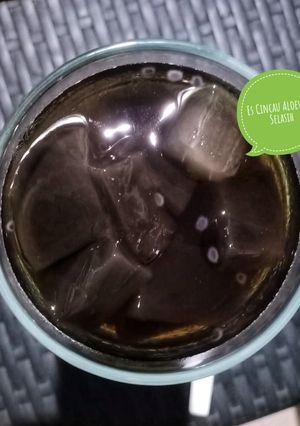 Foto resep 83. Es Cincau Aloevera Selasih Suegerrnya