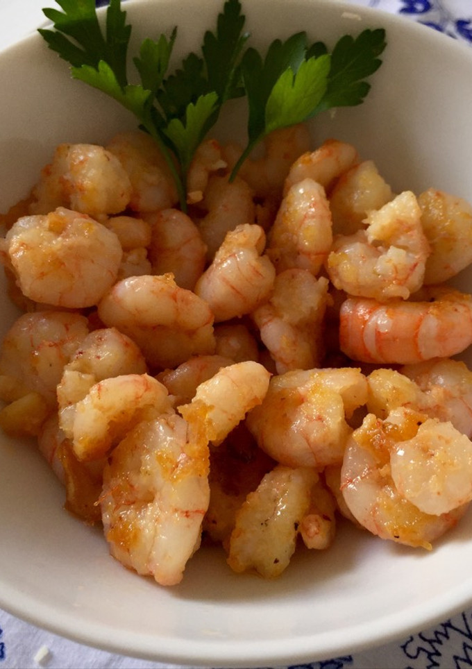Una foto de Gambas al ajillo 