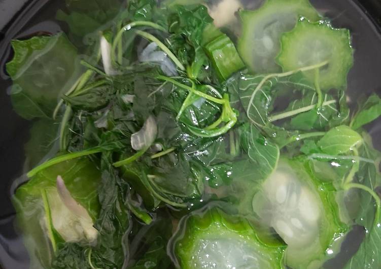 Resep: EnakSayur bening bayam