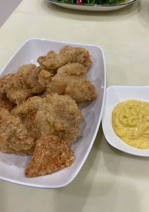 酥炸雞柳條佐蜂蜜芥末醬 的食譜成品照片