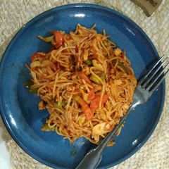 A picture of Chicken Spaghetti.