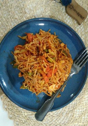 A picture of Chicken Spaghetti.