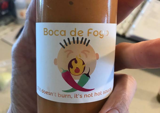 Poquito Picante Hot Sauce by Boca de Fogo recipe main photo