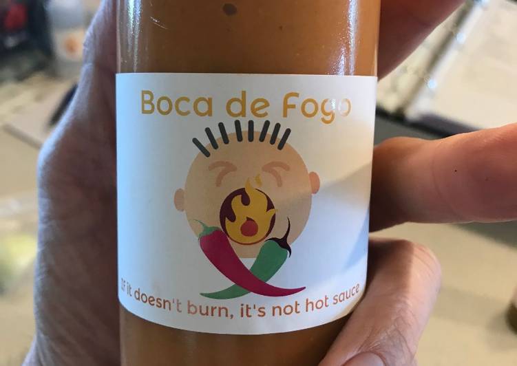 Recipe of Homemade Poquito Picante Hot Sauce by Boca de Fogo