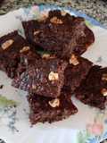 Brownies de avena y bananas (cambur, plátanos)