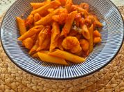 A picture of pasta with passata