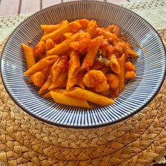 A picture of Spicy Prawn Pasta.