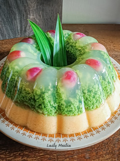 Foto resep Puding Lumut Pandan Mentega
