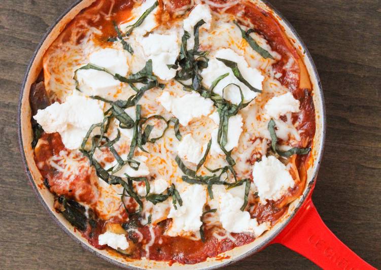 How to Make Homemade Skillet Veggie Lasagna