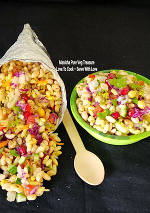 A picture of Millet Salad Diet Bhel - Gluten Free - Guilt Free Millet Diet Bhel.