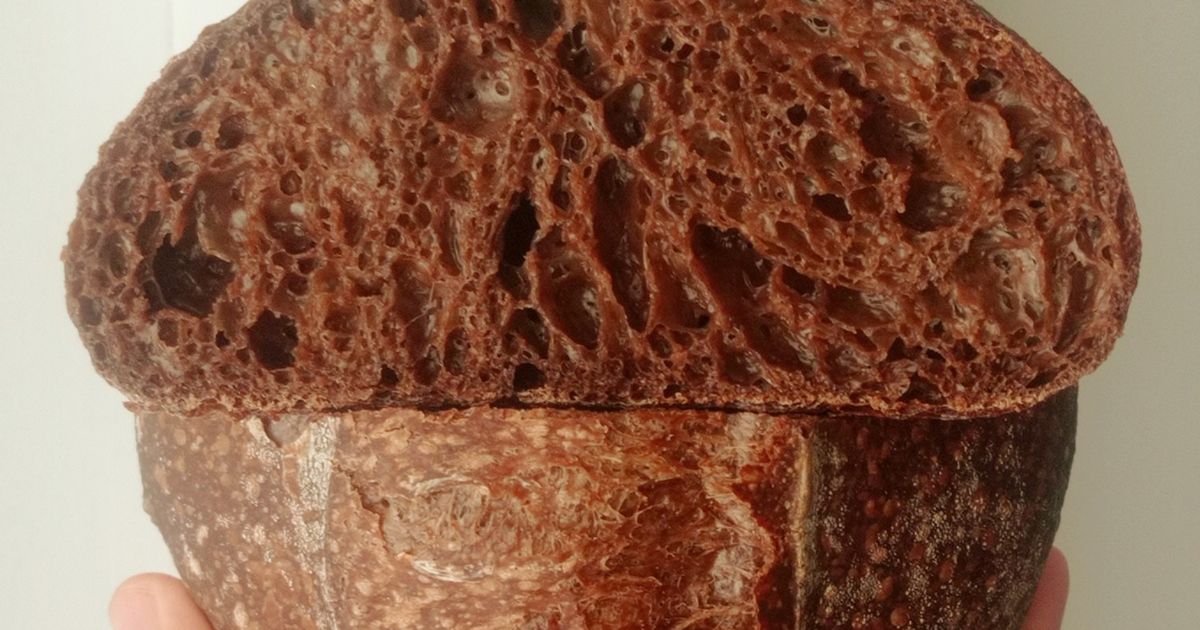 Coffee Choco Sourdough Bread (Oven Tangkring)