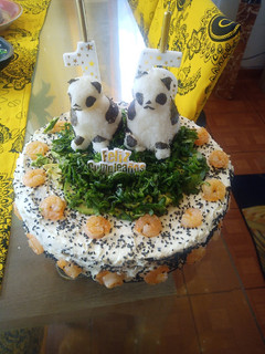Una foto de Torta de sushi