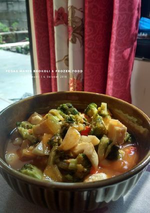 Foto resep Pedas manis brokoli & frozen food
