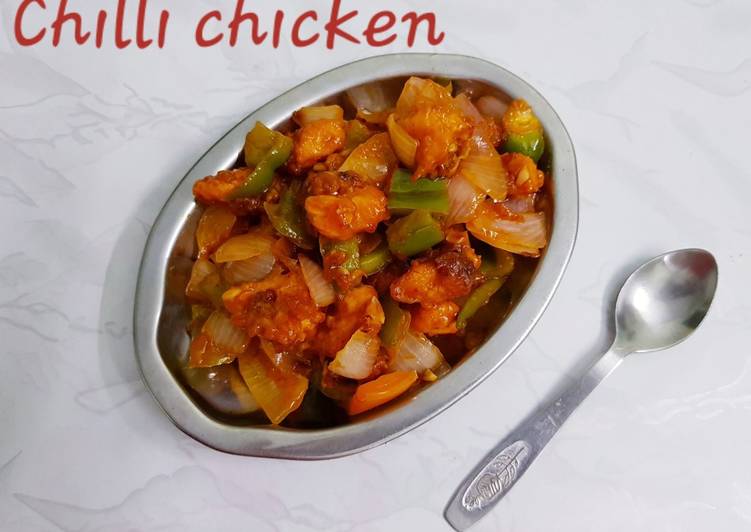 Recipe of Perfect Chilli chicken