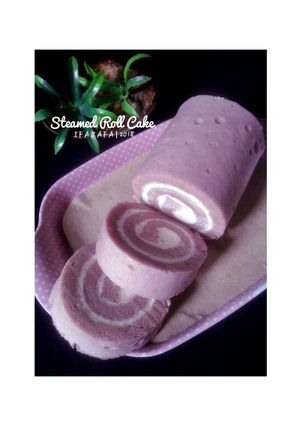 Foto resep Steamed Roll Cake (Ekonomis, 1 Telur & Lembut bangettt)