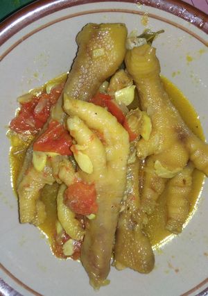 Foto resep Ceker Kuning Seger