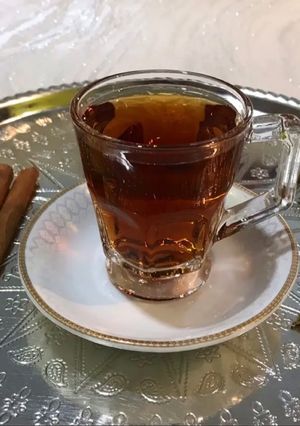 عکسی از دستور چای با عطر هل و دارچین ☕️