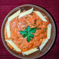 A picture of Penne alla Vodka.