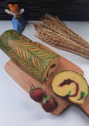 Foto resep Bolu Gulung Batik