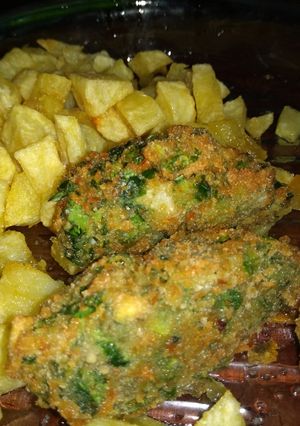 Una foto de Croquetas de acelga 👍🥗🥦