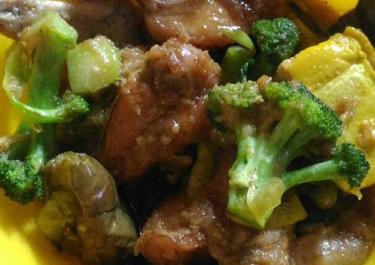 Resep Ayam kecap terong n brokoli, Sempurna