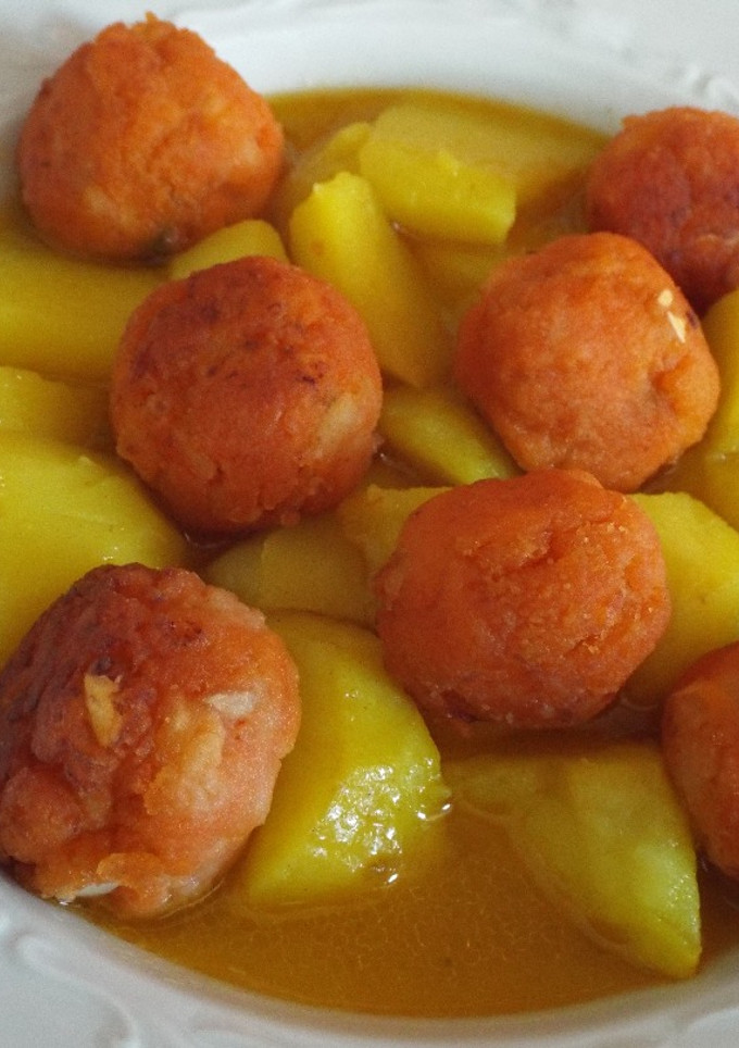 Una foto de Albóndigas de Bacalao