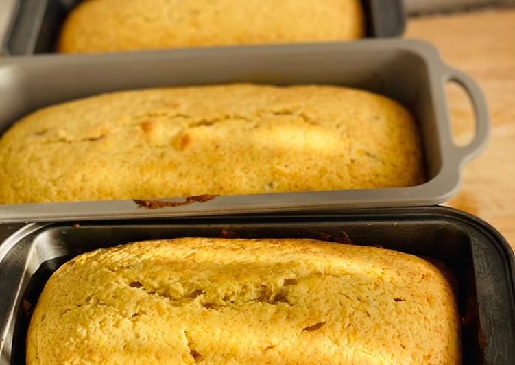 Banana bread with lemon zest!