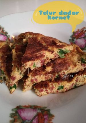 Foto resep Telur Dadar Kornet
