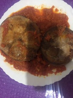 صورة لوصفة سمك سبادو بصلصة الطماطم