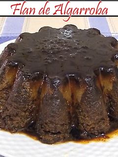 Una foto de Flan de Algarroba