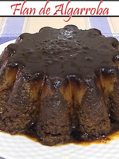 Una foto de Flan de Algarroba