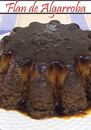 Una foto de Flan de Algarroba