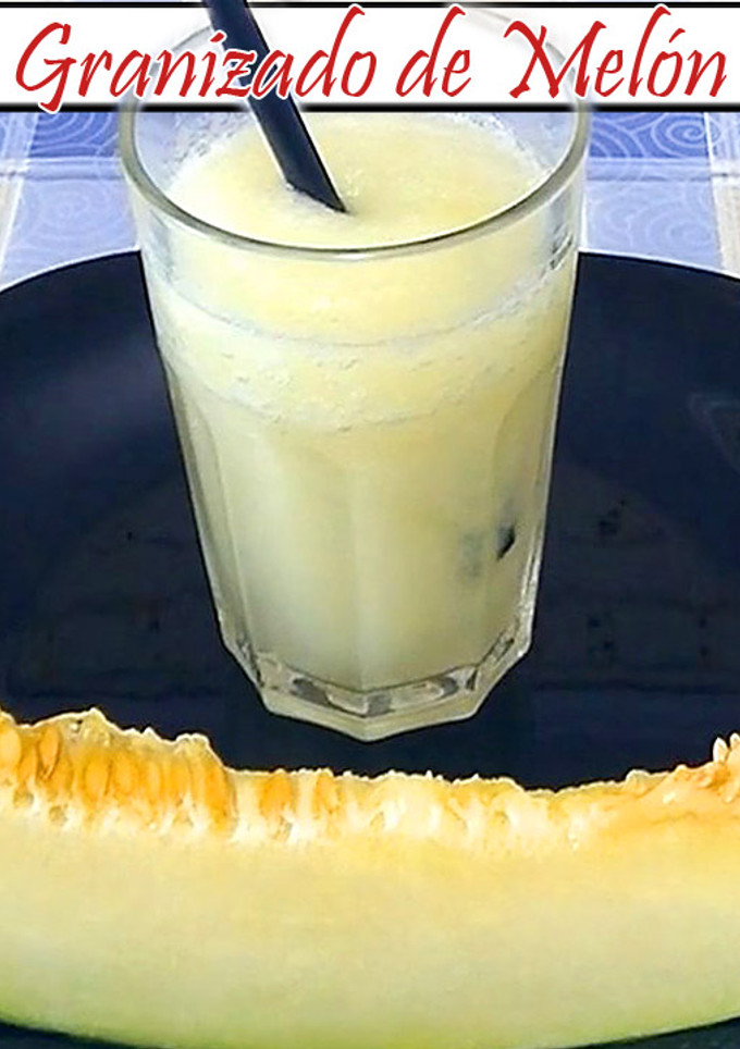 Una foto de Granizado de melón