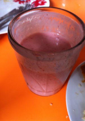 Una foto de Jugo de fresa
