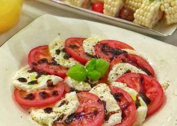 Without Fail Serving Recipe Tomato mozzarella salad Restaurant Style
