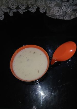 صورة لوصفة شوربة كريمة بالفراخ