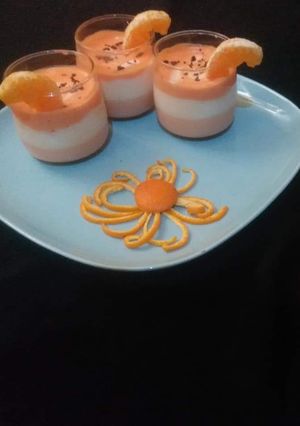 A picture of Orange ombre mousses.